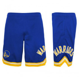 Short NBA Golden State Warriors Outter Stuff Box out Baller Mesh Azul para niño
