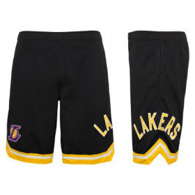 Short NBA Los Angeles Lakers Outter Stuff Box out Baller Mesh Noir pour enfant