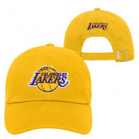 Gorra NBA Los Angeles Lakers Outerstuff Team Slouch Adjustable amarillo para Chico