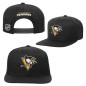 Gorra NHL Pittsburgh Penguins Outerstuff Basic Snapback negro para Chico