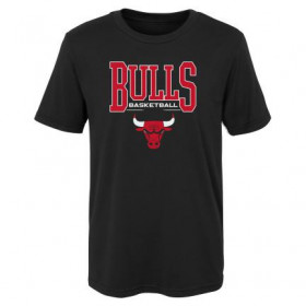 T-shirt NBA Chicago Bulls Outerstuff Slam Dunk Noir pour Junior