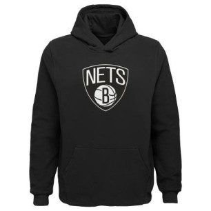 Kids' Outerstuff Primary NBA Hoodie Brooklyn nets Black