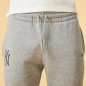 Pantalones New Era MLB New York Yankees Team Apparel Fleece gris para hombre