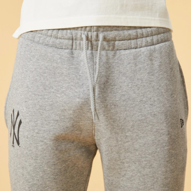 Pantalon MLB New York Yankees New Era Team Apparel Fleece Gris pour homme