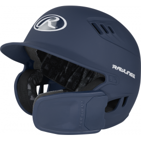Casco de beisbol Rawlings Reverse Series Azul con Protección de mejillas Marina