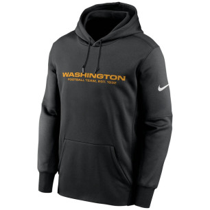 Sudadera NFL Whashington Football Team Nike Prime Logo Therma Negro para hombre