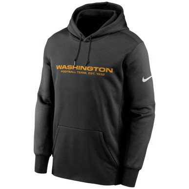 Sudadera NFL Whashington Football Team Nike Prime Logo Therma Negro para hombre