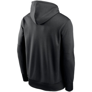 Sudadera NFL New York Jets Team Nike Prime Logo Therma Negro para hombre