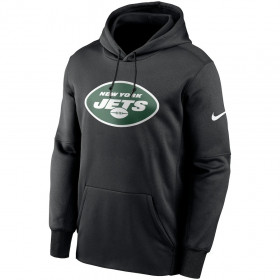Sweat à capuche NFL New York Jets Nike Prime Logo Therma Noir pour Homme