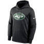 Sudadera NFL New York Jets Team Nike Prime Logo Therma Negro para hombre