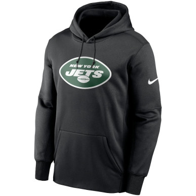 Men's Nike Prime Logo Therma Hoodie NFL New York Jets black
