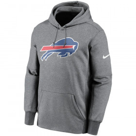 Sweat à capuche NFL Buffalo Bills Nike Prime Logo Therma Gris pour Homme