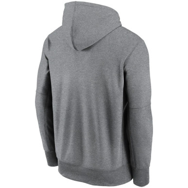 Sweat à capuche NFL Las Vegas Raiders Nike Prime Logo Therma Gris pour Homme