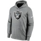 Men's Nike Prime Logo Therma Hoodie NFL Las Vegas Raiders Grey