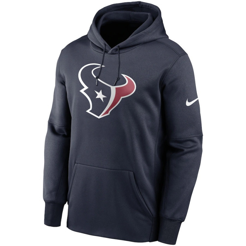 Men's Nike Prime Logo Therma Hoodie NFL Houston Texans Navy
