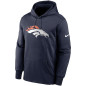 Men's Nike Prime Logo Therma Hoodie NFL Denver Broncos Navy Men's Nike Prime Logo Therma Hoodie NFL Denver Broncos Navy