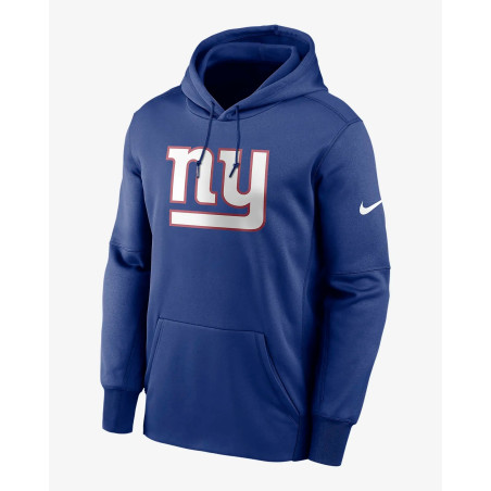 Sweat à capuche NFL New York Giants Nike Prime Logo Therma Bleu pour Homme
