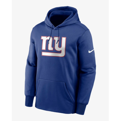 Sweat à capuche NFL New York Giants Nike Prime Logo Therma Bleu pour Homme