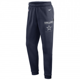 Pantalon NFL Dallas Cowboys Nike Therma Bleu marine pour homme
