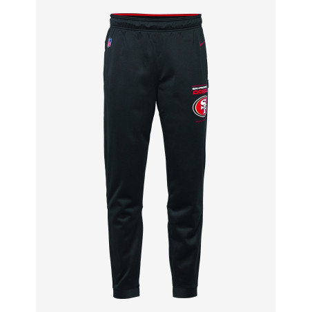 Pantalone NFL San Francisco 49ers Nike Therma Negro para hombre