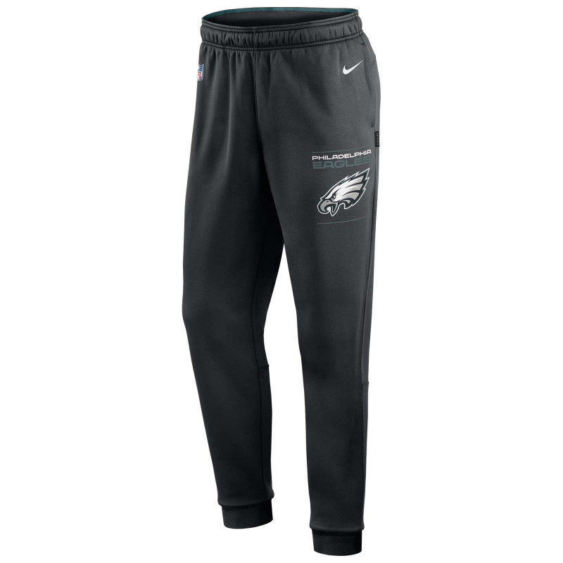 Pantalone NFL Philadelphia Eagles Nike Therma Negro para hombre