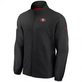 Veste zippé NFL San Francisco 49ers Nike Woven Noir pour Homme