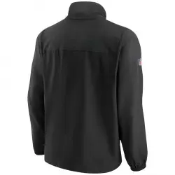 Chaqueta zip NFL San Francisco 49ers Nike Woven negro para hombre
