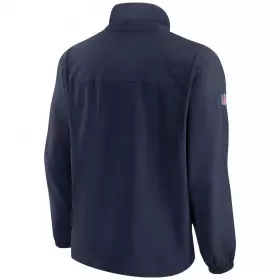 Veste zippé NFL Chicago Bears Nike Woven Bleu marine pour Homme