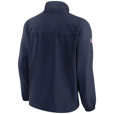 Men's Nike Woven Full-Zip Jacket NFL Chicago Bears Navy