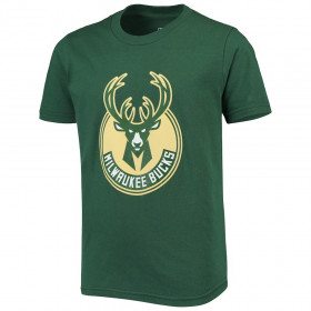 T-shirt NBA Milwaukee Bucks Outer Stuff Primary Logo Verde para nino