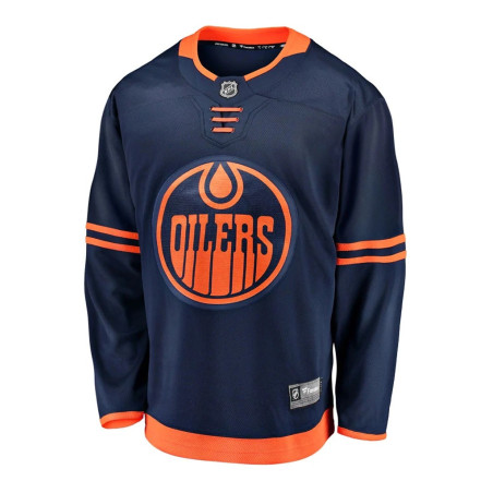 Maillot NHL Edmonto Oilers Fanatics Breakaway Alternate Bleu marine