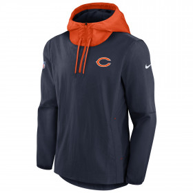 Coupe vent NFL Chicago Bears Nike Leightweight Bleu marine pour Homme