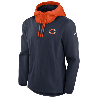 Men's Nike Jacket Leightweight NFL Chicago Bears Navy
