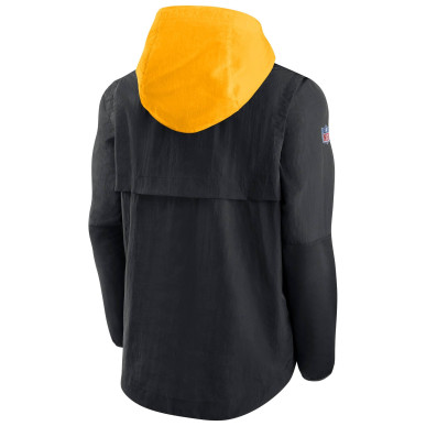 Men's Nike Jacket Leightweight NFL Pittsburgh Steelers Black