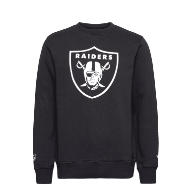 Sudadera NFL Las Vegas Raiders Fanatics Mid Essentials Crest Negro