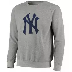 Sweat MLB New York Yankees Fanatics Mid Essentials Crest Gris