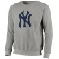 Sweat MLB New York Yankees Fanatics Mid Essentials Crest Gris