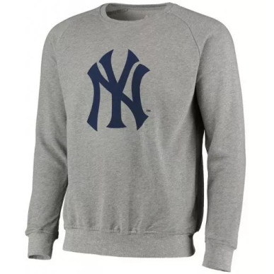 Sudadera MLB New York Yankees Fanatics Mid Essentials Crest Gris