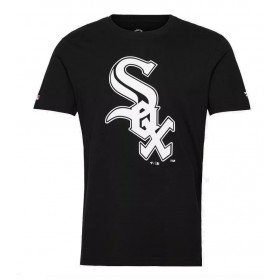 T-shirt MLB Chicago White Sox Fanatics Mid Essentials Crest negro para hombre