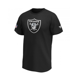 Men's Fanatics Mid Essentials Crest T-shirt NFL Las Vegas Raiders Black