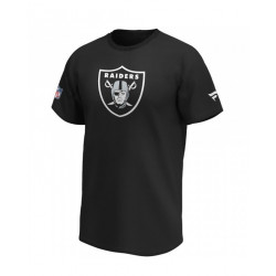 T-shirt NFL Las Vegas Raiders Fanatics Mid Essentials Crest Negro para hombre