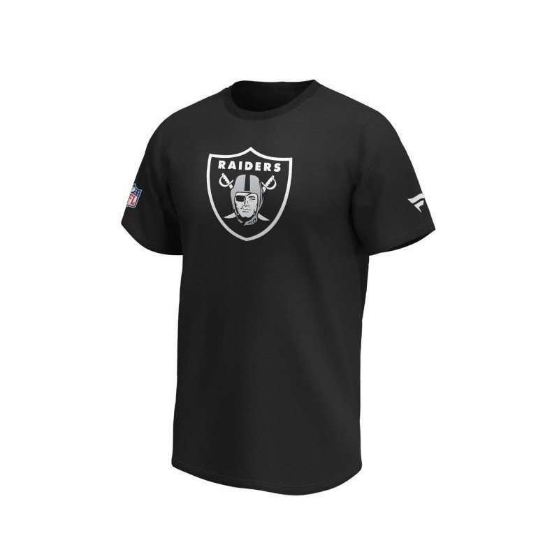 Men's Fanatics Mid Essentials Crest T-shirt NFL Las Vegas Raiders Black