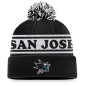 Gorro NHL San Jose Sharks Fanatics Sport Resort Negro