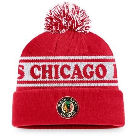 Bonnet NHL Chicago Blackhawks Fanatics Sport Resort Rouge