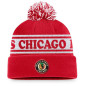 Bonnet NHL Chicago Blackhawks Fanatics Sport Resort Rouge