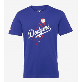 T-Shirt MLB Los Angeles Dodgers Fanatics Mid Essentials Crest Bleu