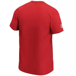 T-shirt NFL Fanatics Mid Essentials Crest Rouge pour homme