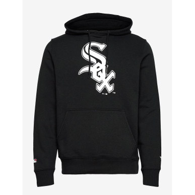 Sweat à capuche MLB Chicago White Sox Fanatics Mid Essentials Crest Noir