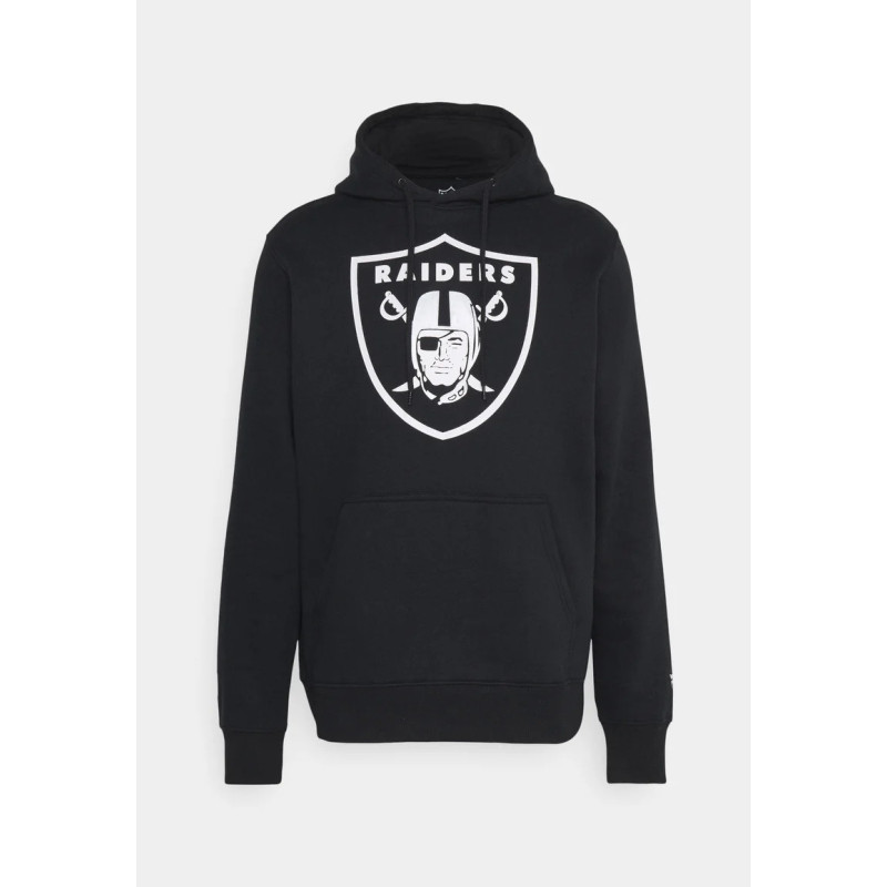 Men's Fanatics Mid Essentials Crest Hoodie NFL Las Vegas Raiders Black