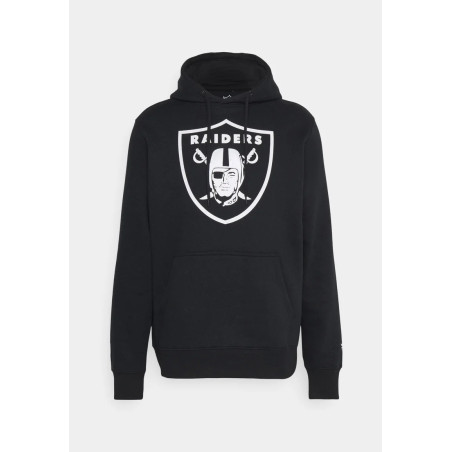 Sudadera con capucha NFL Las Vegas Raiders Fanatics Mid Essentials Crest Negro
